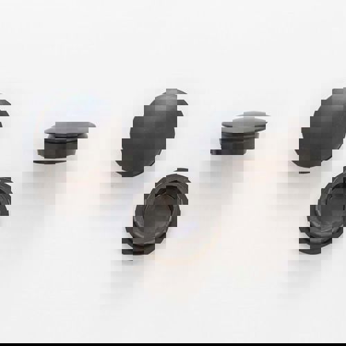 Dækpropper til alu, sorte - 3 stk.