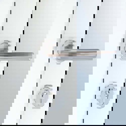 Facadedørsgreb m/rosetter (Stockholm) incl. dråbeformet cylinder