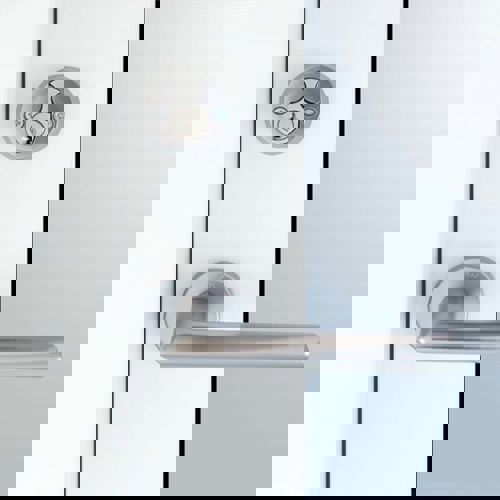 Facadedørsgreb m/rosetter (Stockholm) incl. oval cylinder