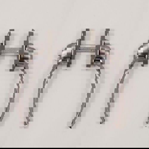 Dobbelt terrassedørsgreb m/spærre