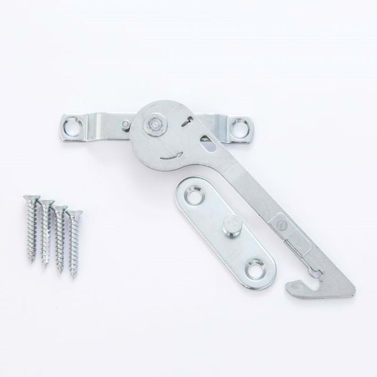 Skjult sikringsbeslag til topstyrede vinduer