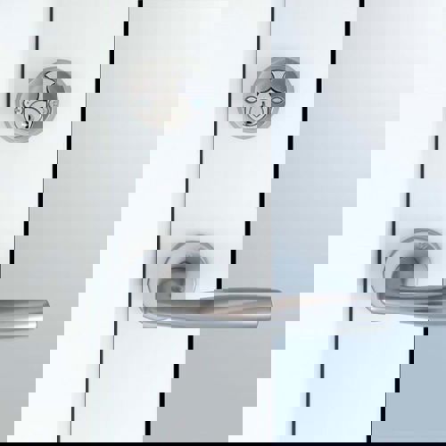 Facadedørsgreb m/rosetter (Vitoria) incl. oval cylinder